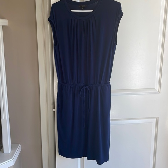 Banana Republic Navy Blue t-shirt type dress. Size medium - Picture 1 of 7